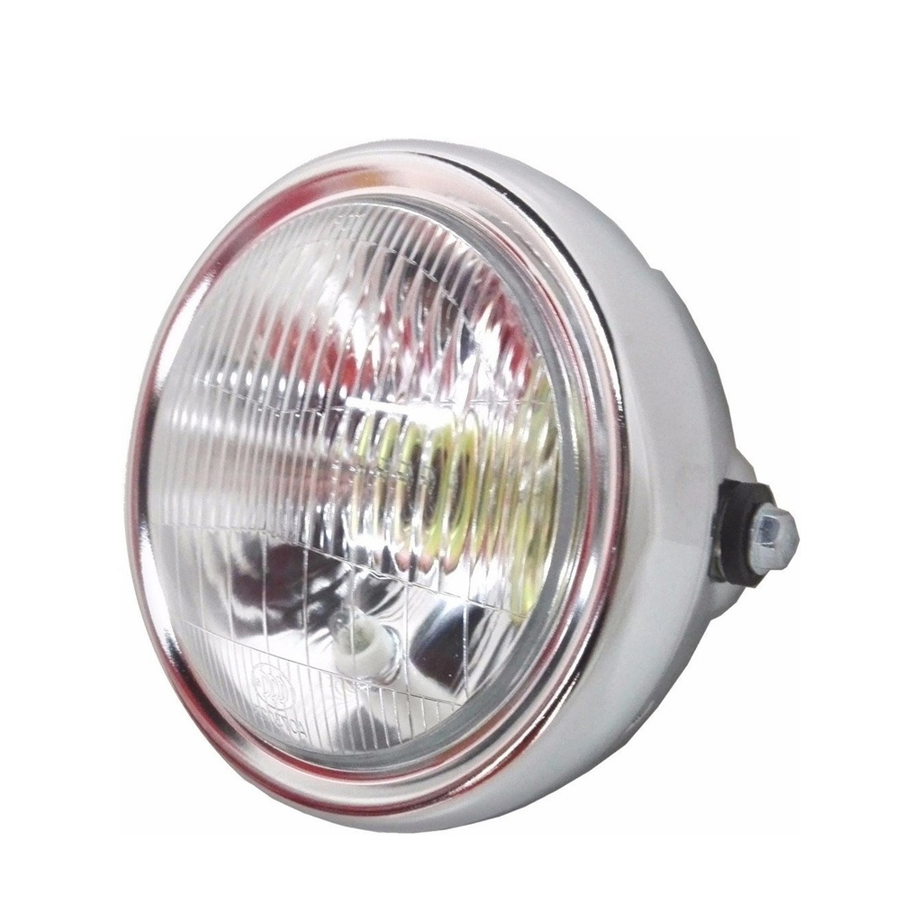 [MTC0232] FARO DELANTERO COMPLETO SUZUKI GN125 CROMADO