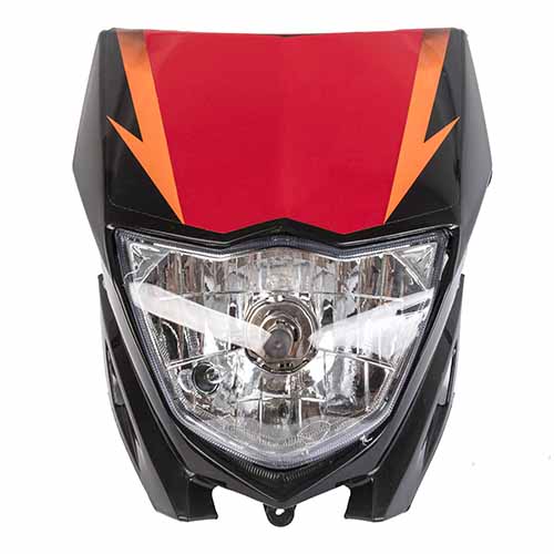 [MTC0237] FARO DELANTERO COMPLETO XTZ125 NEGRO/ROJO